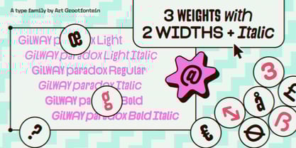 Gilway Paradox Font Poster 4