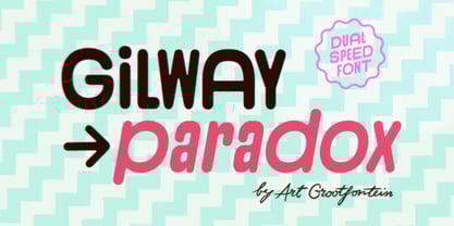 Gilway Paradox Font Poster 1