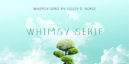 Whimsy Serif Font Poster 1