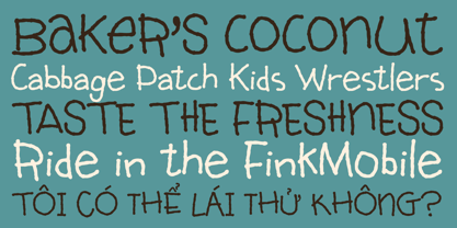 Prudence Peafowl Font Poster 5