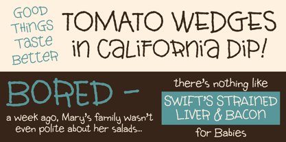 Prudence Peafowl Font Poster 2