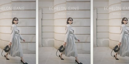 Echelon Sans Font Poster 4