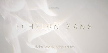 Echelon Sans Font Poster 8