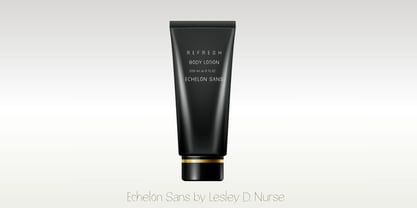 Echelon Sans Font Poster 6