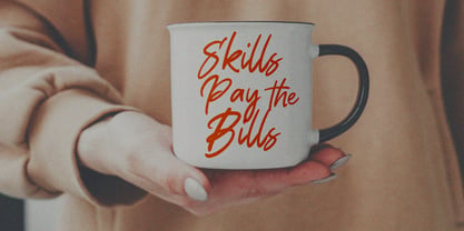 Burken Brush Font Poster 4