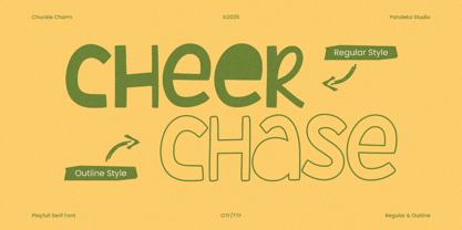 Chuckle Charm Font Poster 2