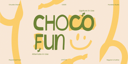 Chuckle Charm Font Poster 7