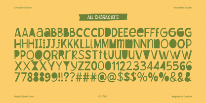 Chuckle Charm Font Poster 9