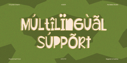 Chuckle Charm Font Poster 8