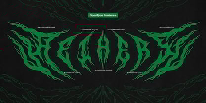 Drether Devil Font Poster 10