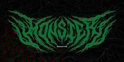 Drether Devil Font Poster 2