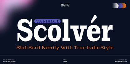 Scolver Font Poster 1