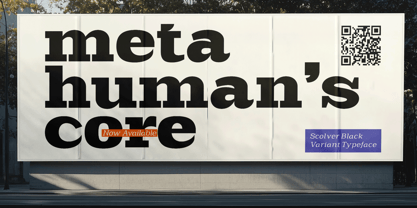 Scolver Font Poster 7