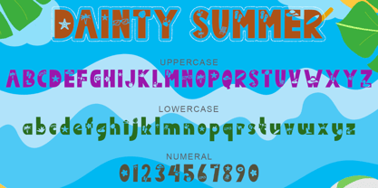 Dainty Summer Font Poster 6