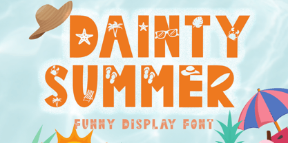 Dainty Summer Font Poster 1