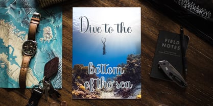 Hallo Galista Script Font Poster 3