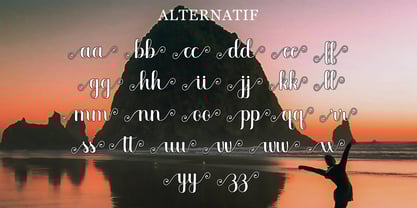 Hallo Galista Script Font Poster 6