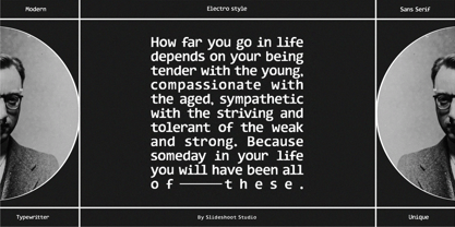 Cloristan Prafostin Font Poster 2