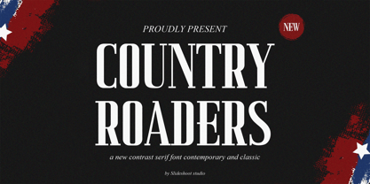 Country Roaders Font Poster 1