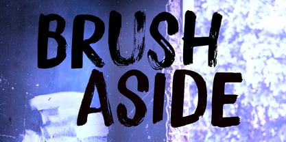 Brush Aside Font Poster 1