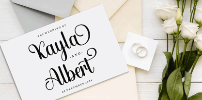 Staycation Script Font Poster 2