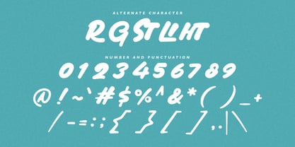 MC Gostar Light Font Poster 8