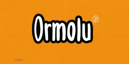 Ormolu Font Poster 1