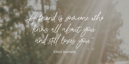 Bathire Signature Font Poster 2