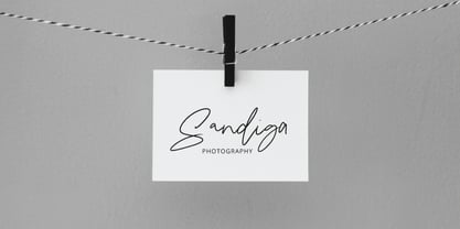 Bathire Signature Font Poster 9