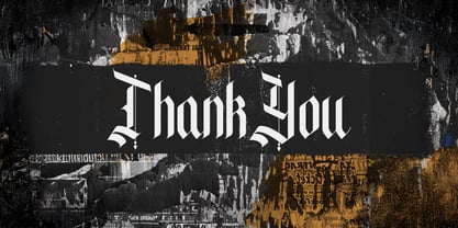 Denibas Sunset Font Poster 8