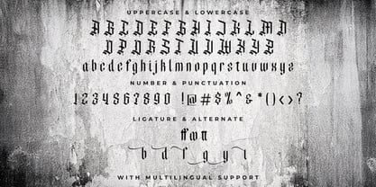 Denibas Sunset Font Poster 7