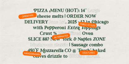 Granier Crown Font Poster 11