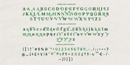 Granier Crown Font Poster 7