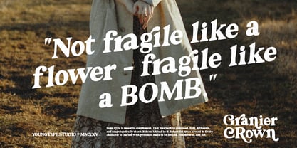 Granier Crown Font Poster 8