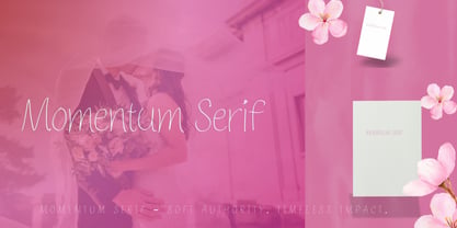 Momentum Serif Font Poster 2