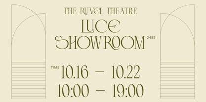 Lunoriels Font Poster 7