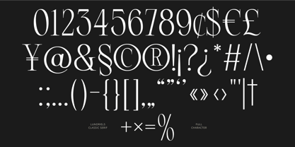 Lunoriels Font Poster 13