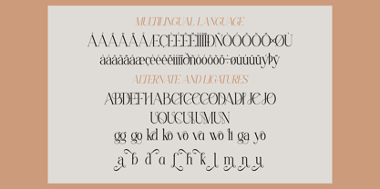 Ficoria Font Poster 10