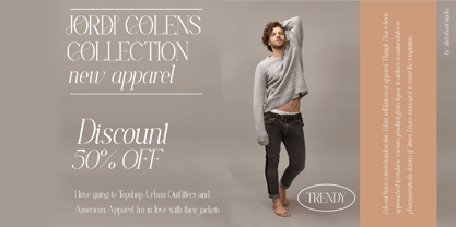 Ficoria Font Poster 3