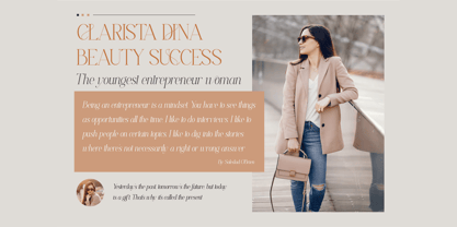 Ficoria Font Poster 9