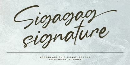 MC Sigagag Font Poster 1