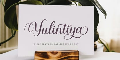 Calestine Calligraphy Font Poster 7