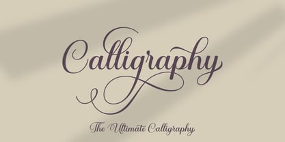 Calestine Calligraphy Font Poster 4