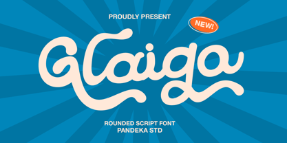 Glaigo Font Poster 1
