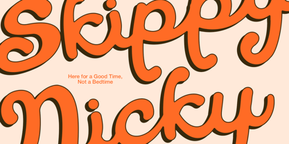 Glaigo Font Poster 2