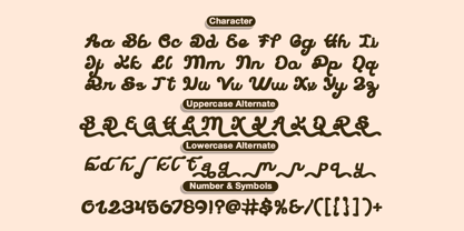 Glaigo Font Poster 9