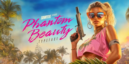 Phantom Beauty Font Poster 2