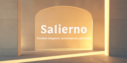 Salierno Font Poster 1