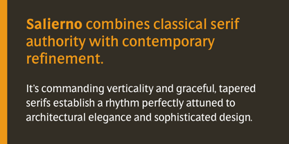 Salierno Font Poster 4