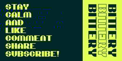 Bittery Font Poster 5